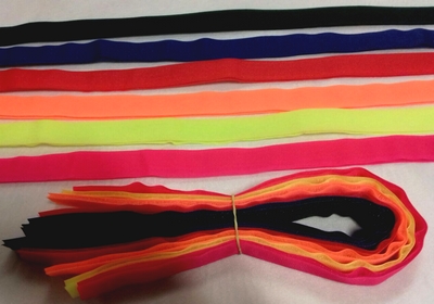 Klettband NÃ¤hbar 50 cm, Haken & Flaushsseite, 6 Farben